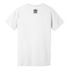 White short-sleeve T-shirt viewed from the back with a small black crown logo and 'STATES ROYALTY' text at the upper center.