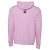 Back view of a light pink hoodie with a small black crown logo and the text 'STATES ROYALTY' on the upper center back.
