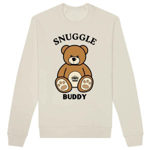 Teddy Bear Design Snuggle Buddy Sweatshirt Front